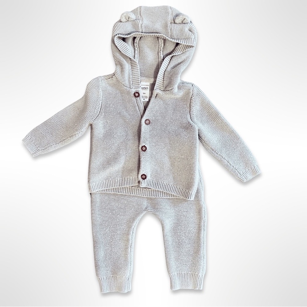 Carter’s Just One You Baby 2pc Sweater Top & Bottom Set, 12m